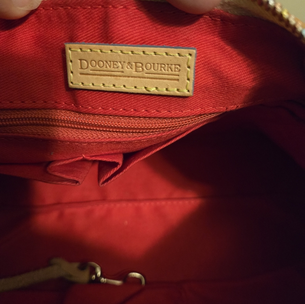Dooney & Bourke Vintage Y2K D + Bee Barrel Satchel - Picture 11 of 12